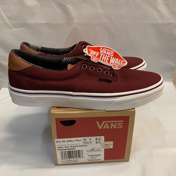 Arbitrage Peregrination sofa Vans | Shoes | Vans Mens Era 59 Port Royale Burgundy Shoes | Poshmark